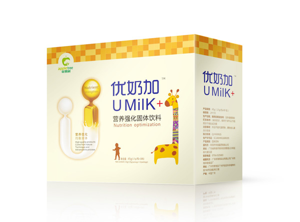 蘋果樹優(yōu)奶加營養(yǎng)強化固體飲料