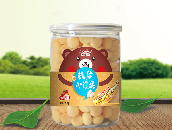 親親最優(yōu)機能小饅頭-草莓味
