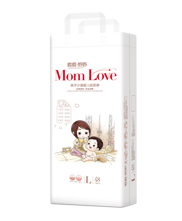 婆婆·媽媽懸浮沙漏嬰兒紙尿褲L