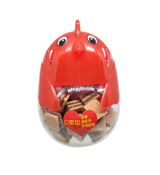 吉牯利小雞卡通山楂紅色