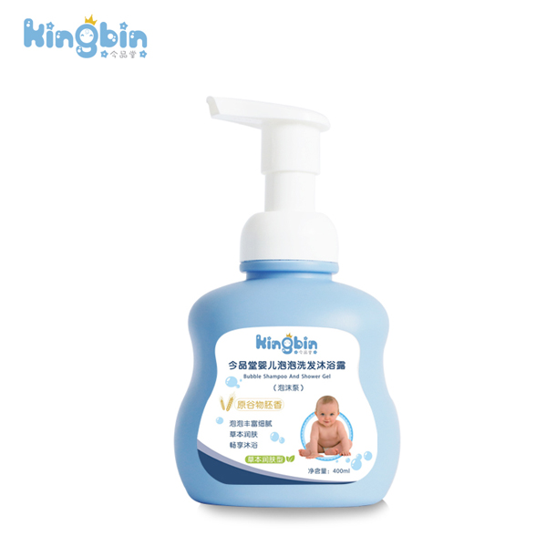 今品堂嬰兒泡泡洗發(fā)沐浴露二合一400ml