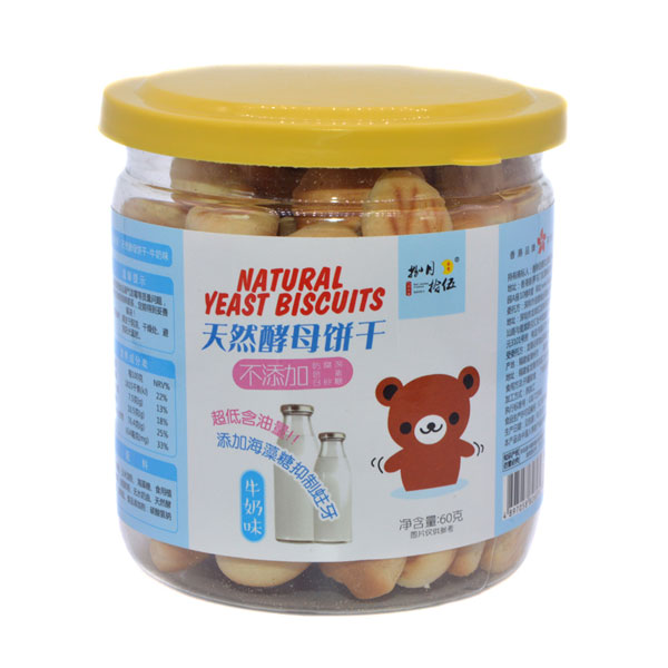 捌月拾伍酵母餅干牛奶味