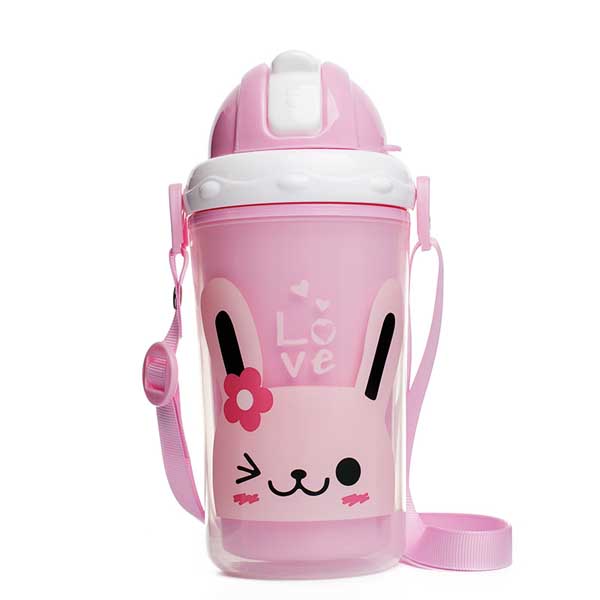 邦貝小象寶寶水杯-粉色兔子
