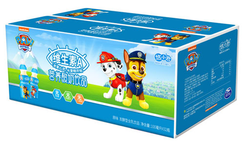 汪汪隊維生素A營養(yǎng)酸奶飲品(原味)箱裝