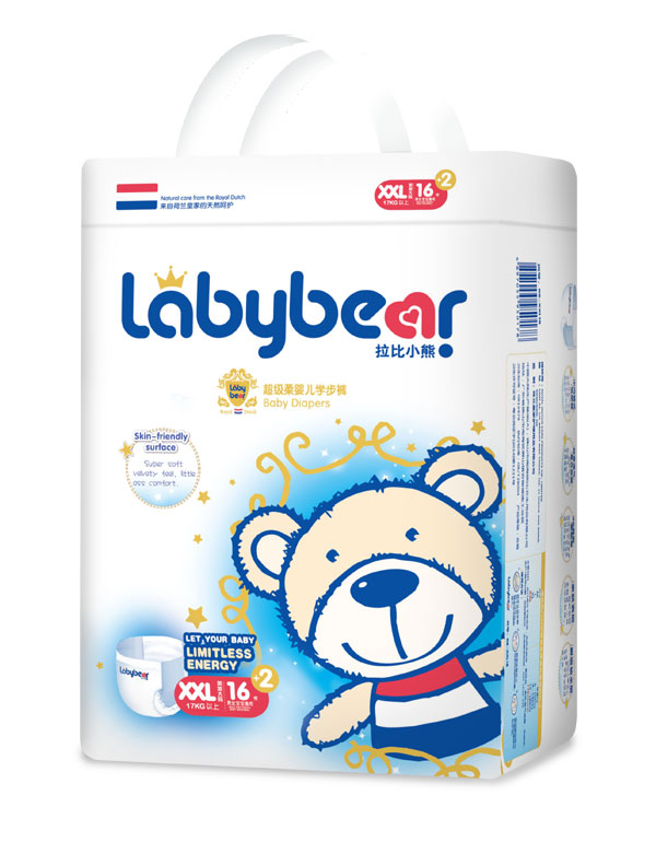 拉比小熊超級柔嬰兒拉拉褲XXL18