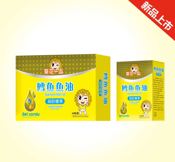 葵花一品鱈魚(yú)魚(yú)油凝膠糖果 60粒裝