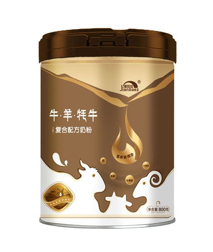 健貝茲牛羊牦牛三合一復(fù)合配方奶粉