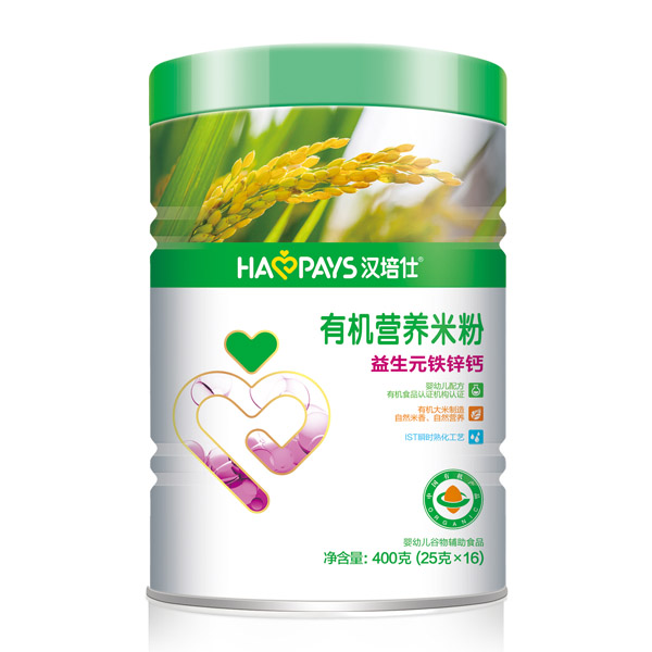 漢培仕益生元鐵鋅鈣有機(jī)米粉聽裝