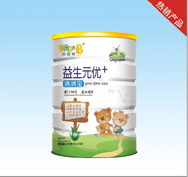 咔嗒熊益生元優(yōu)+清清寶240克