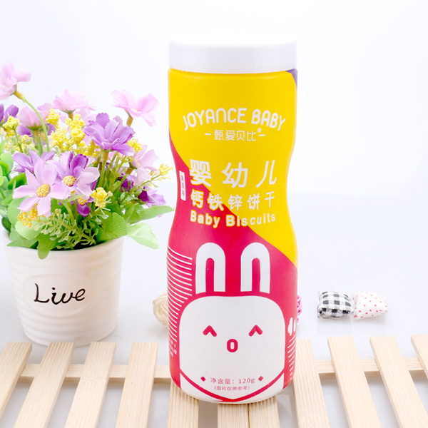 甄愛(ài)貝比嬰幼兒鈣鐵鋅餅干果蔬味