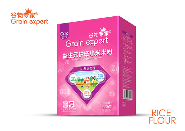 谷物專(zhuān)家益生元護(hù)暢小米米粉-五谷鮮蔬多維 盒裝