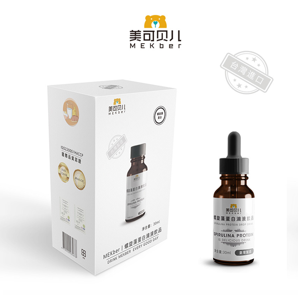 美可貝兒螺旋藻蛋白滴液飲品