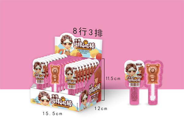 寶貝工匠熊樣山楂棒-草莓味