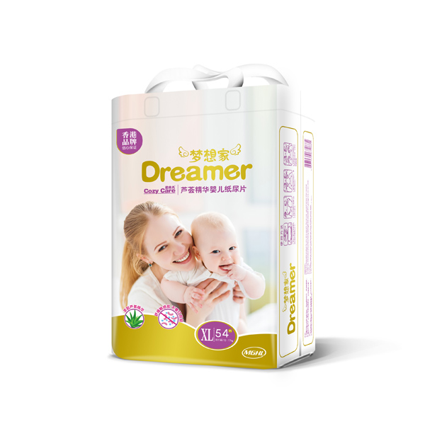 柔非凡夢(mèng)想家蘆薈精華嬰兒紙尿片XL54