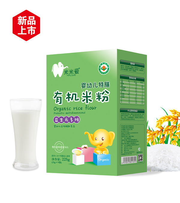 米米愛有機米粉 益生元多維 盒裝