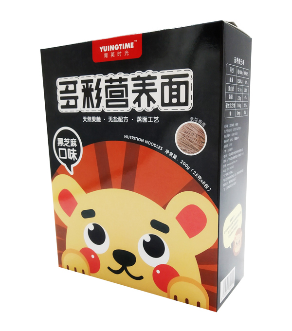 育英時(shí)光多彩營(yíng)養(yǎng)面 黑芝麻口味