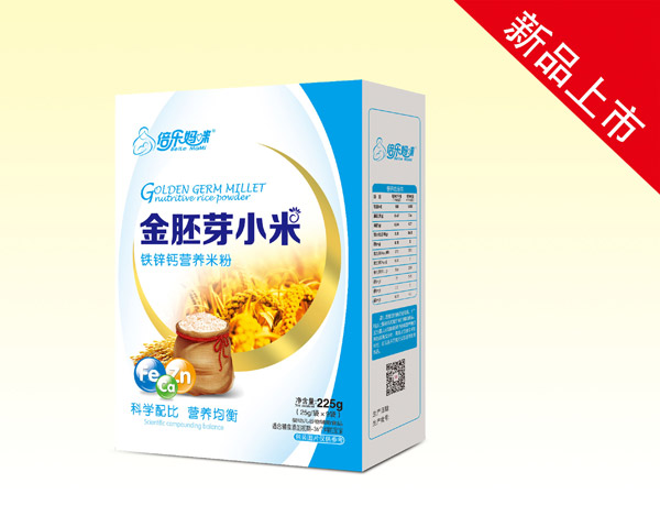 倍樂媽咪金胚芽小米營養(yǎng)米粉(鐵鋅鈣)盒裝