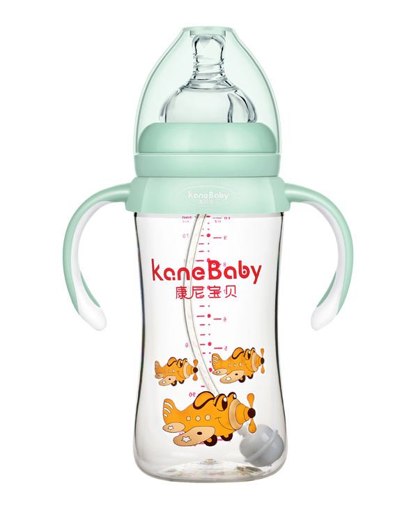 康尼寶貝寬口弧形有柄自動PA奶瓶300ml.jpg