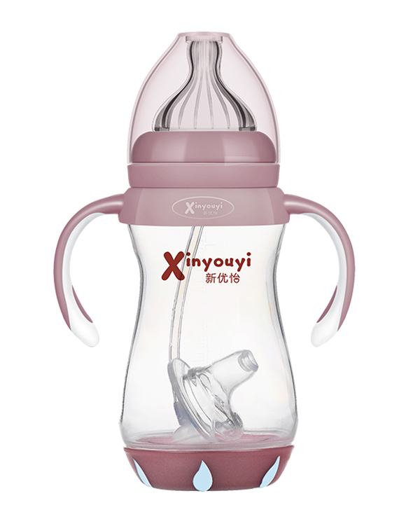 新優(yōu)怡PP奶瓶300ml 咖色