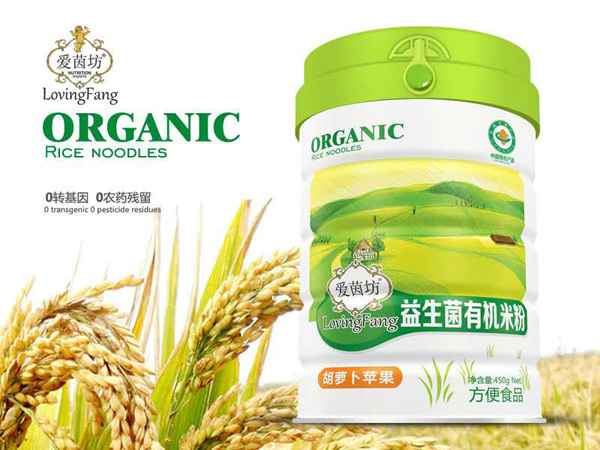 愛茵坊益生菌有機米粉-胡蘿卜蘋果