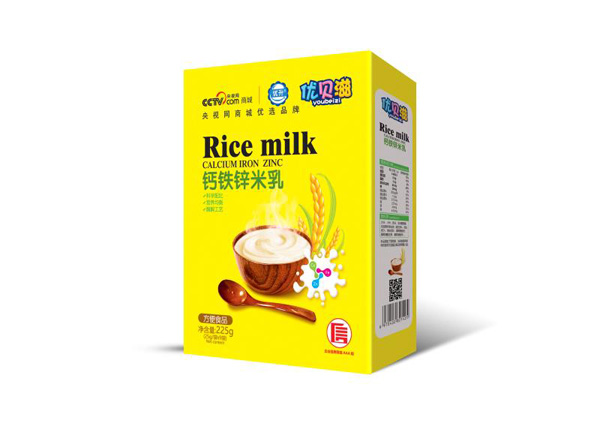 優(yōu)貝滋鈣鐵鋅米乳盒裝