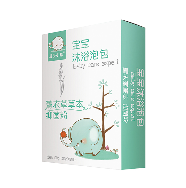 清芙小象熏衣草草本抑菌粉