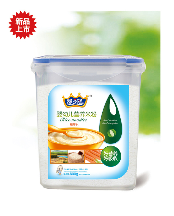 嬰之冠樂扣裝米粉 胡蘿卜