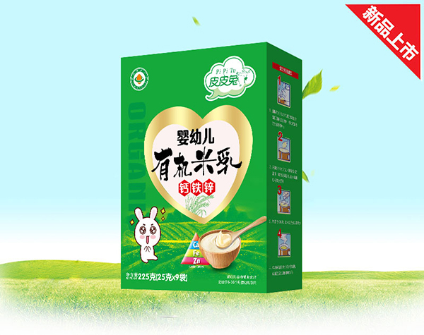 皮皮兔嬰幼兒有機(jī)米乳-鈣鐵鋅