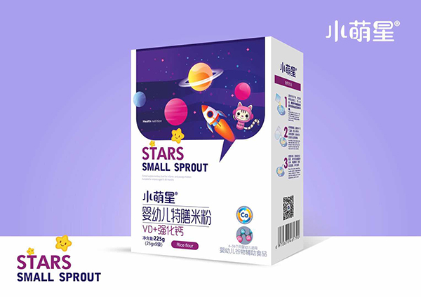 小萌星嬰幼兒特膳米粉盒裝 VD+強(qiáng)化鈣