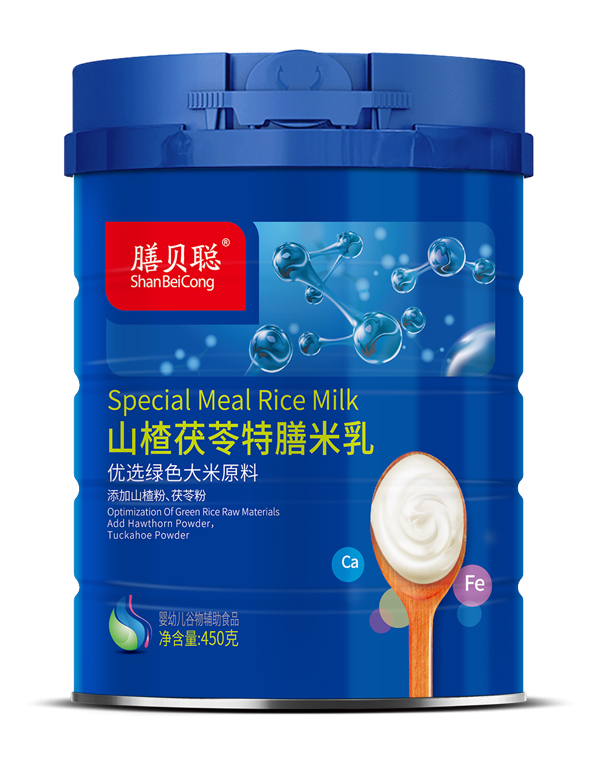 膳貝聰山楂茯苓特膳米乳(450克聽)