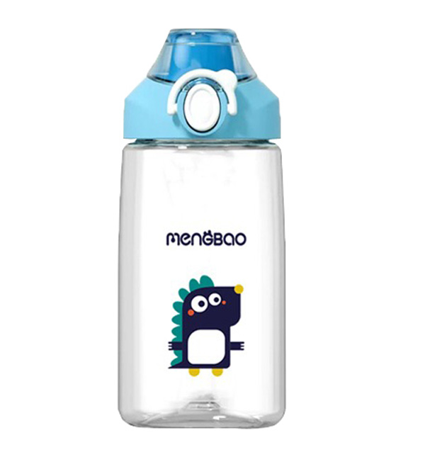 盟寶新款大童直飲水杯 藍色