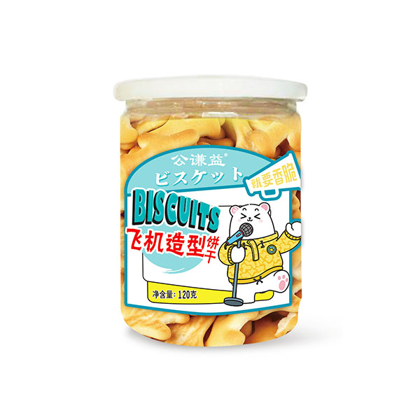 公謙益飛機(jī)造型餅干120g