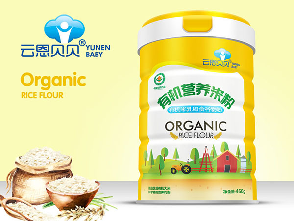 云恩貝貝有機(jī)營養(yǎng)米粉-有機(jī)米乳