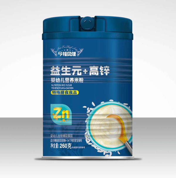 今福貝健嬰幼兒營養(yǎng)米粉-益生元+高鋅