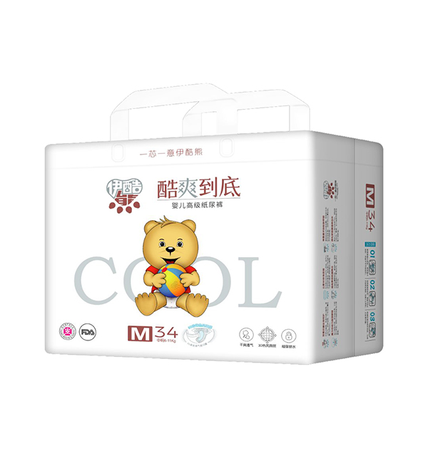 伊酷熊嬰兒高級(jí)紙尿褲M(mǎn)34