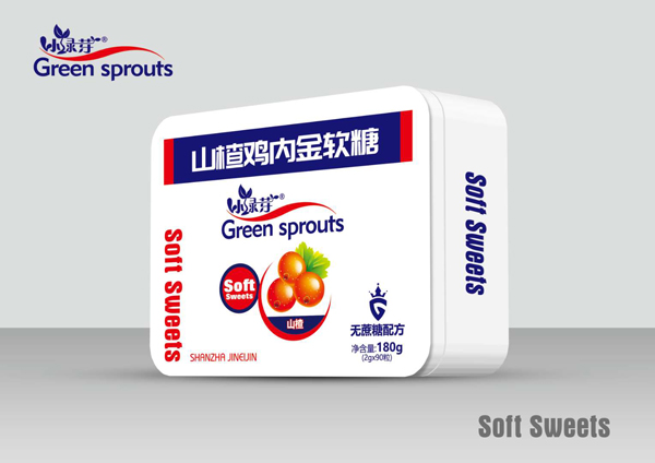 小綠芽山楂雞內金軟糖-山楂