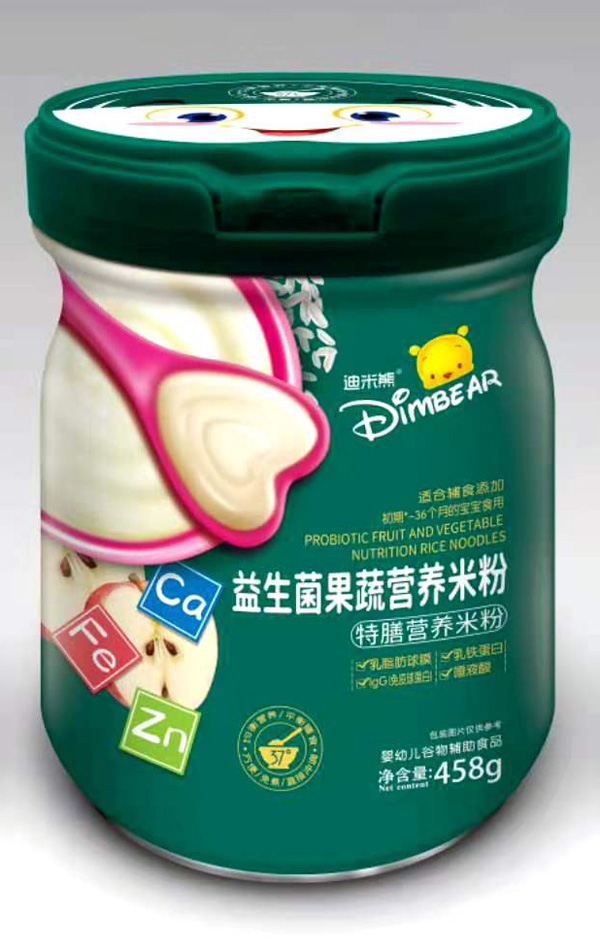 迪米熊益生菌果蔬特膳營養(yǎng)米粉