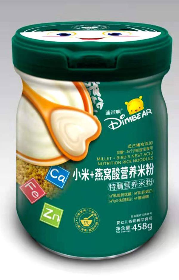 迪米熊小米+燕窩酸特膳營養(yǎng)米粉