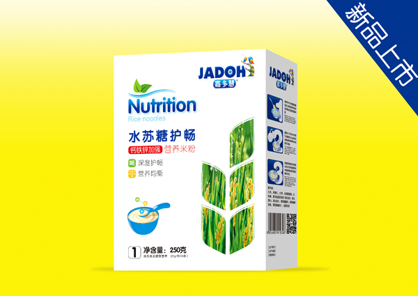 嘉多慧鈣鐵鋅加強-水蘇糖護暢米粉(盒)