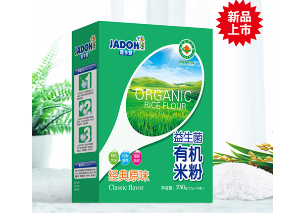 嘉多慧益生菌有機米粉(盒)-經(jīng)典原味