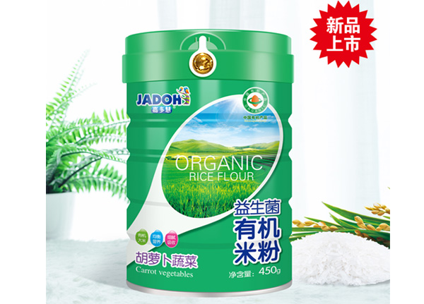 嘉多慧益生菌有機米粉-胡蘿卜蔬菜