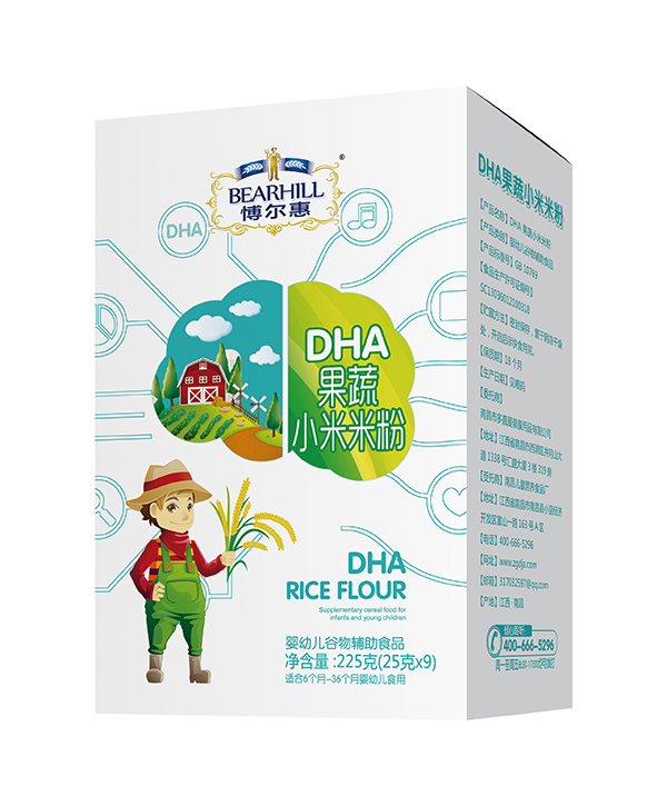 博爾慧DHA米粉盒裝 果蔬小米