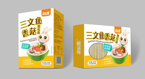 嘉唄噯超細面 三文魚香菇