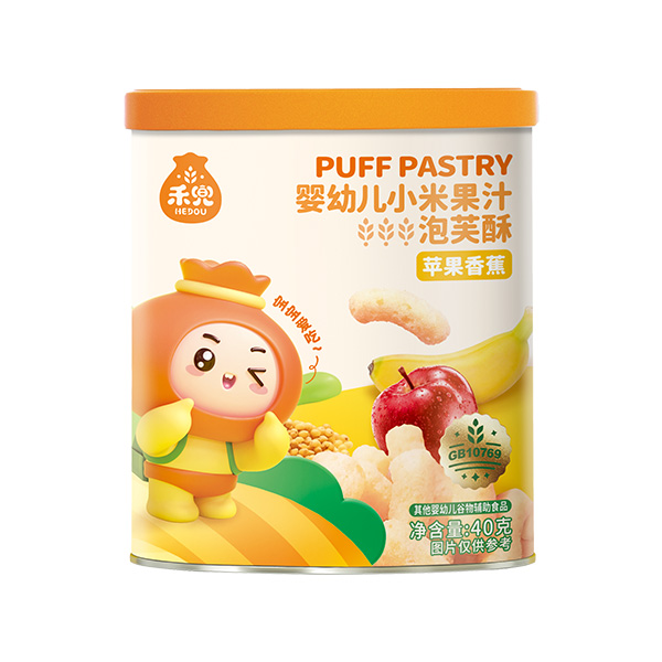 禾兜小米果汁泡芙酥(蘋(píng)果香蕉)
