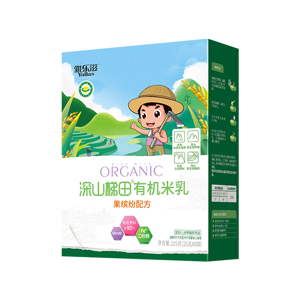 雅樂滋深山梯田有機(jī)米乳 果繽紛配方 盒裝