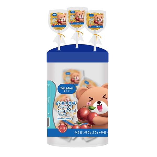 童樂(lè)貝卡通山楂棒600g 原味