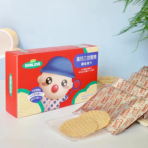 甄育高鈣三色藜麥鱈魚(yú)脆片