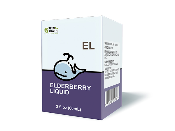 格林成長接骨木莓滴液飲品