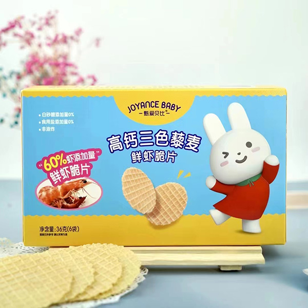 甄愛貝比高鈣三色藜麥脆片-鮮蝦