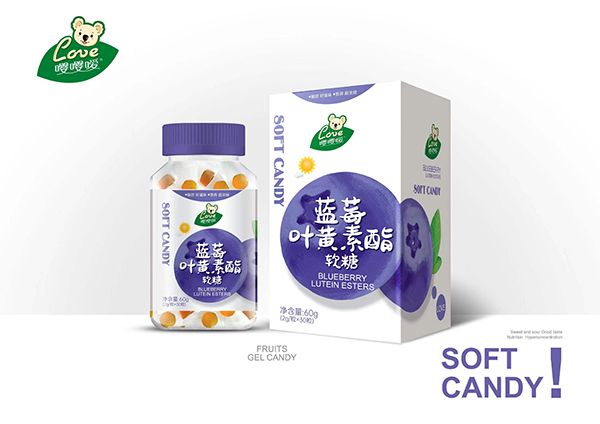 嚶嚶噯藍(lán)莓葉黃素酯軟糖